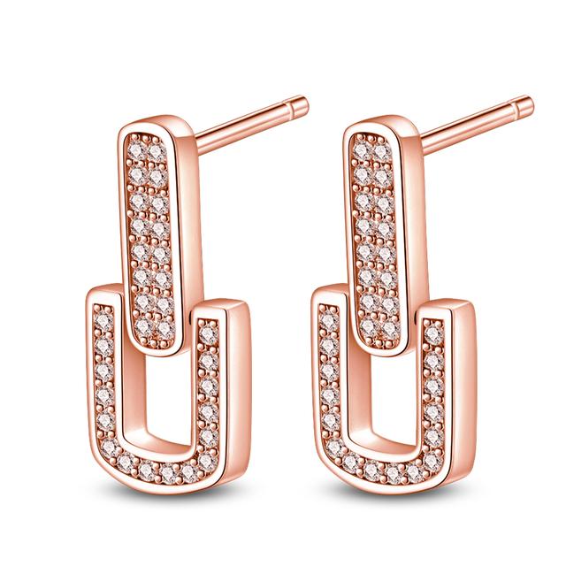 Wiosna 925 Srebro Sterlingowe Kwiat Owad Kobiety Kolczyki Geometryczne Koło Sztyft Złote Kolczyki Srebro 925