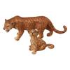 Plush Leopard & Jaguar Animal Model Toys