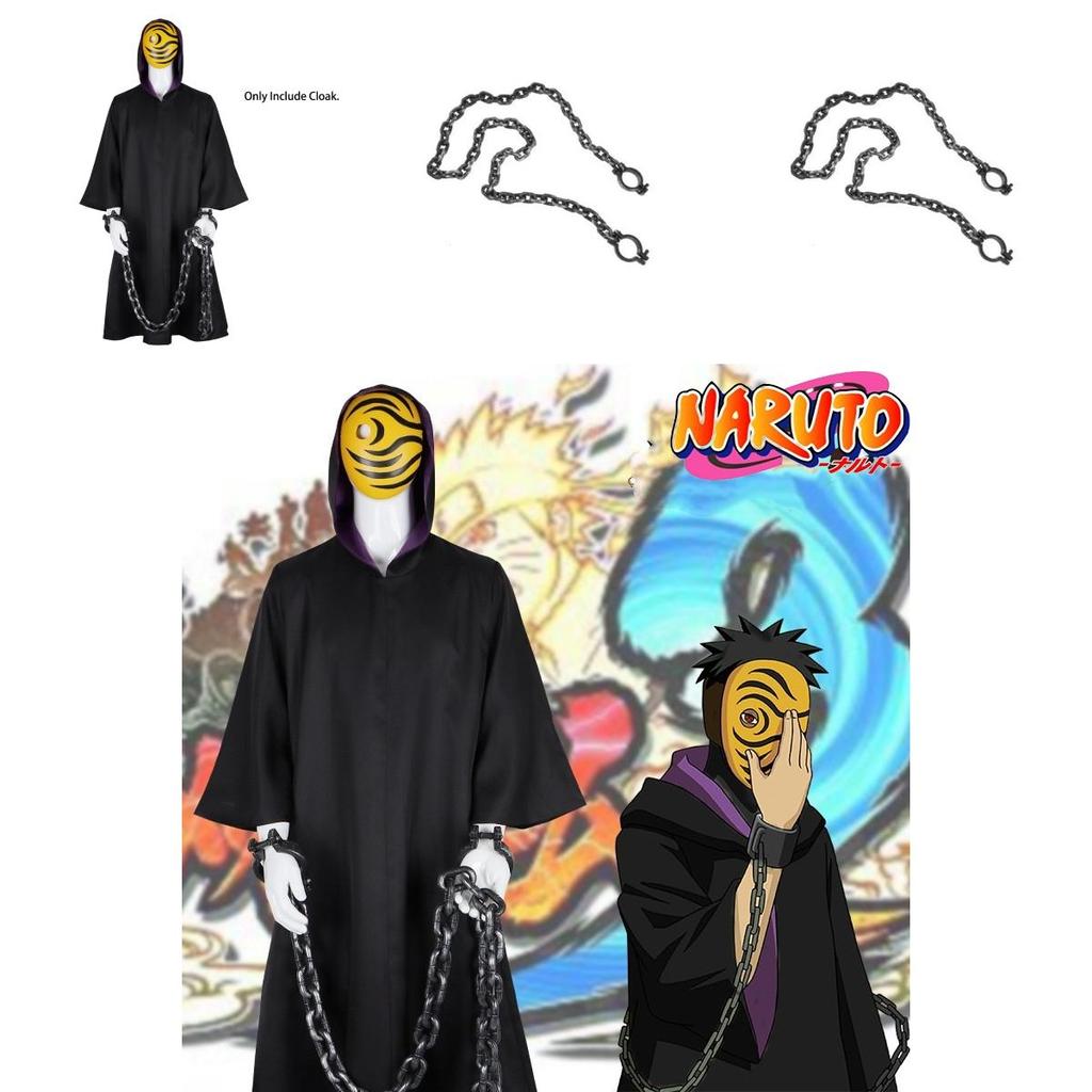 Naruto Akatsuki Tobi Uchiha Obito Kostümset für Cosplay und Halloween