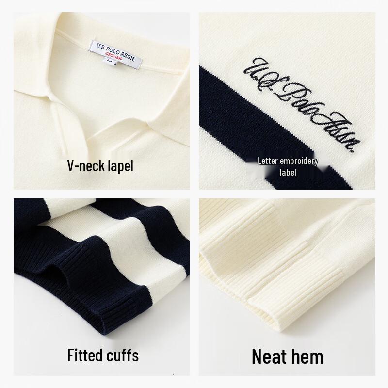 U.S. POLO ASSN. Women's Striped Cooling Polo Shirt