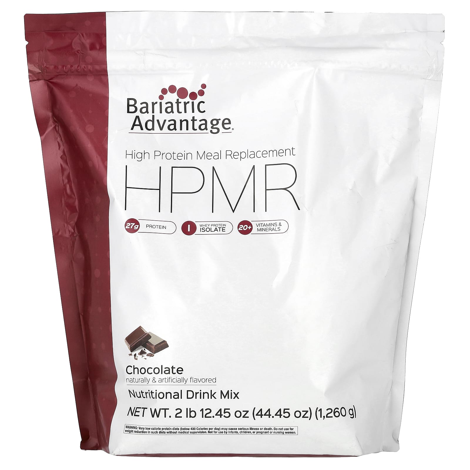 

Hpmr, High Protein Meal Replacement, Chocolate, 1,260G (2Lb 12.45Oz)