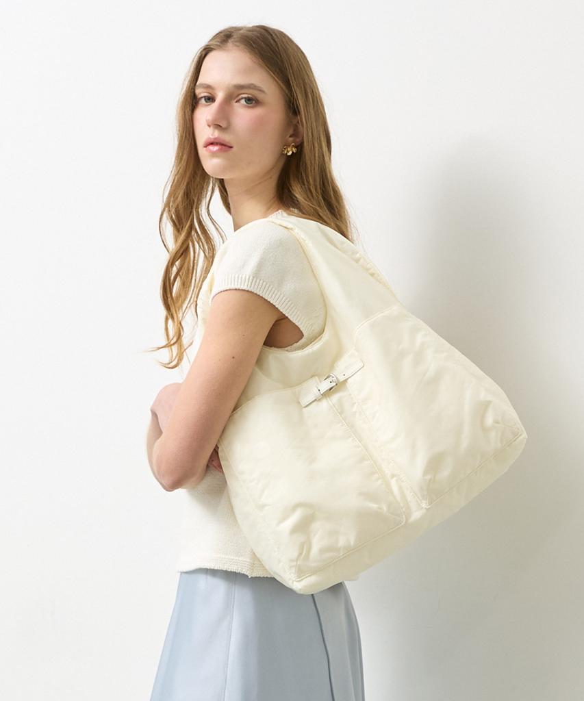 New Looky Dot Point Hobo Bag _Ivory