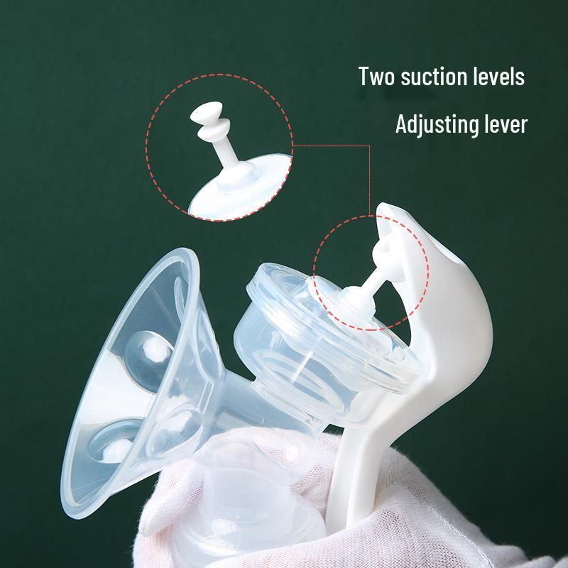 Manual Silicone Breast Pump & Milk Collector for Nursing Mothers