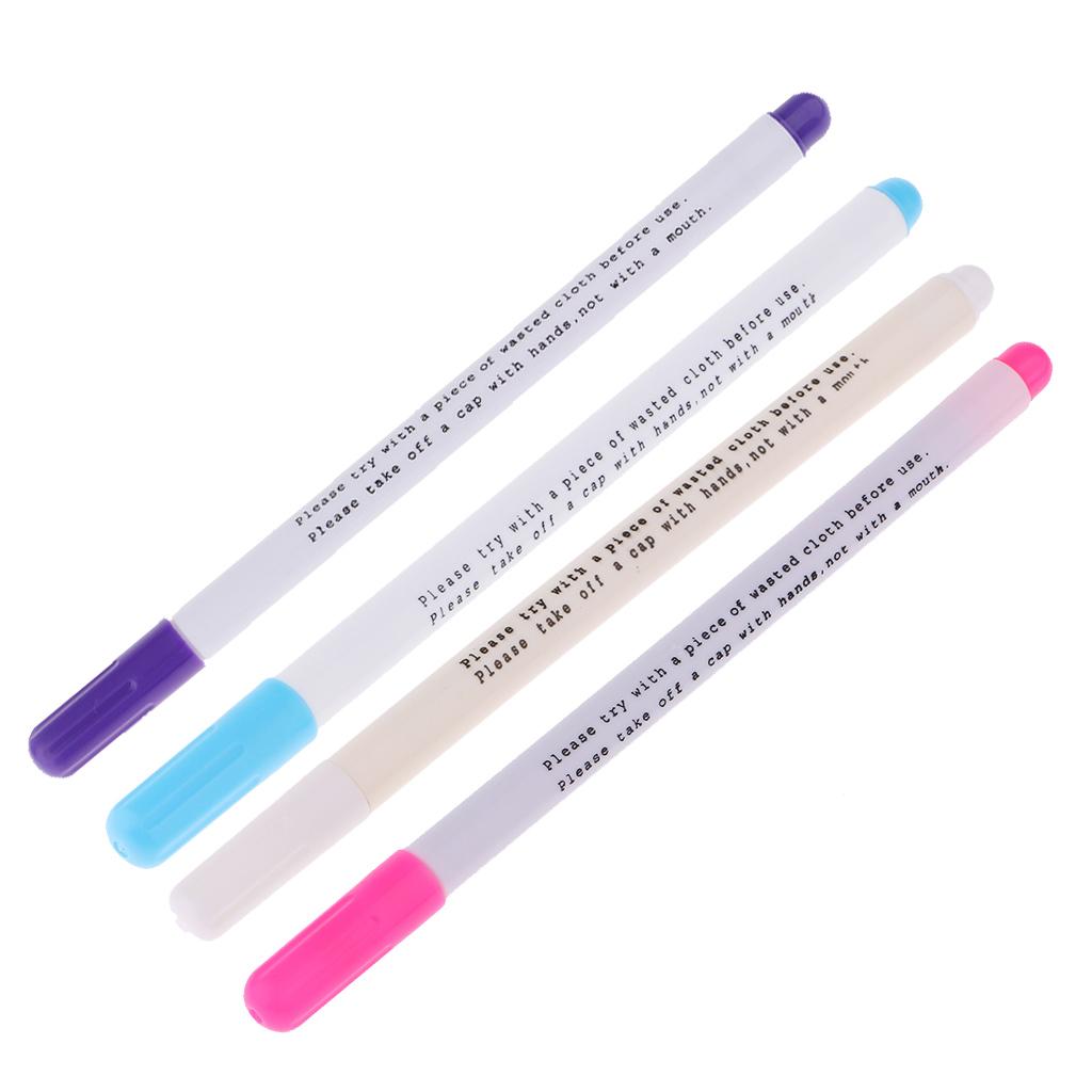 Fabric Marker Water Erasable Pen Plastic Textile Marking Tool for Cross Stitch and Dress Making