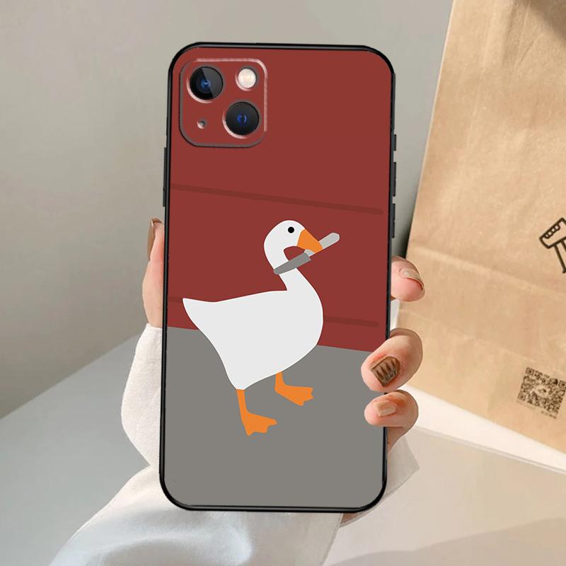 Untitled Goose Game Phone Case For iPhone 17 Air 16 15 14 13 11 12 Pro Max 13 12 mini 15 16 Plus 16e Cover Coque