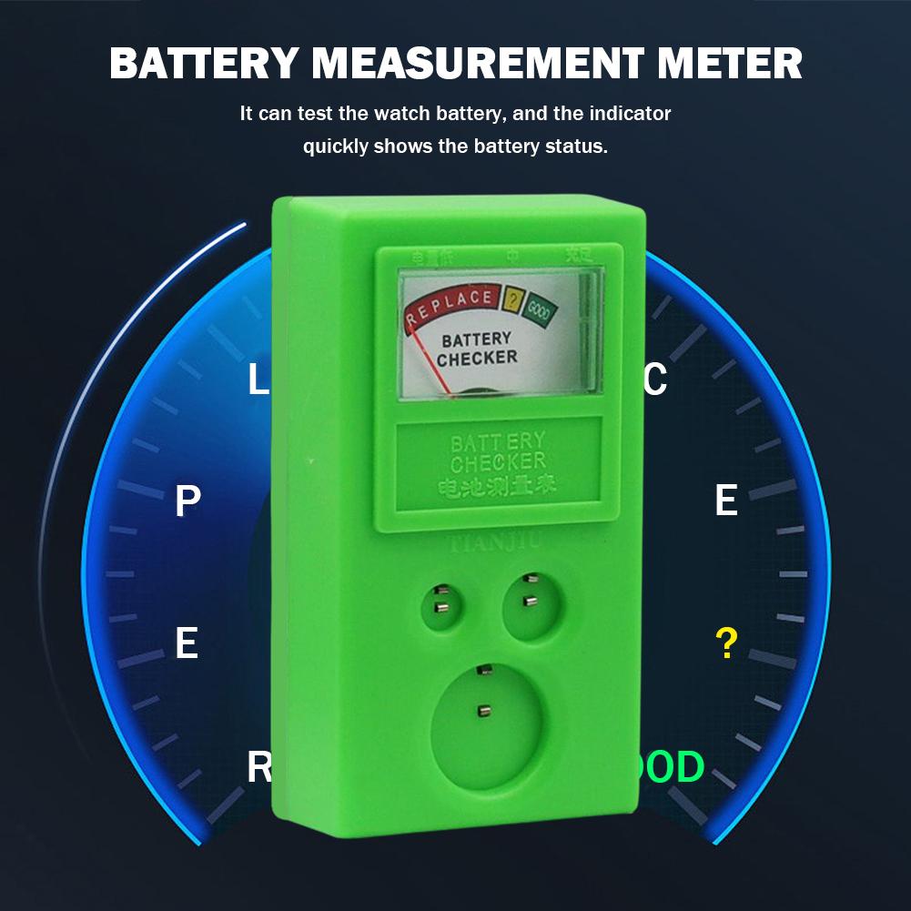 Button Cell Battery Checker Multifunctional Measuring Instrument Lightweight and Easy To Use for Clock and Watch Batteries
