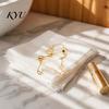 Sheep Cardigan Pin Hollow Brooch Lapel Pin, Golden Plated Alloy Animal Badge Decorative Clothing Accessory for Daily Wear Party Vintage Style