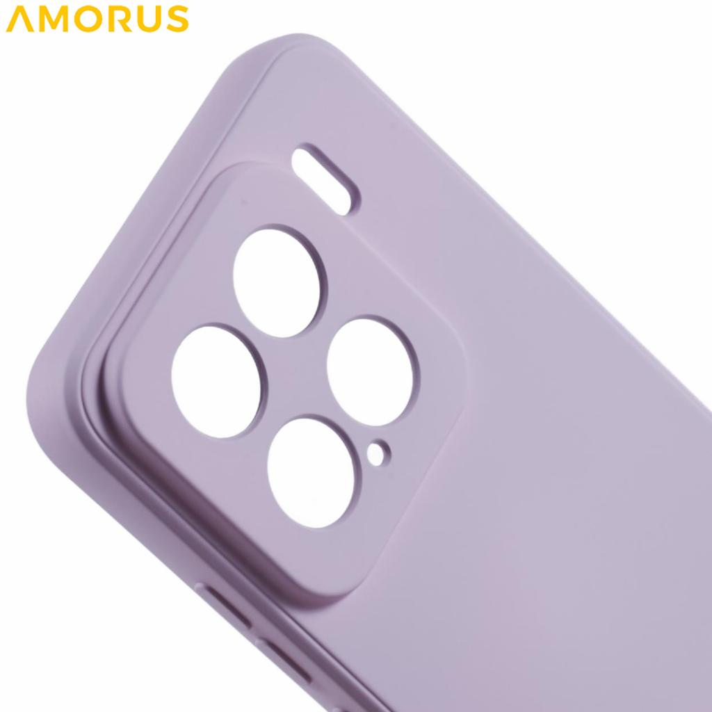 AMORUS For Xiaomi 15 Case Precise Cutouts TPU Fiber Lining Shockproof Phone Cover