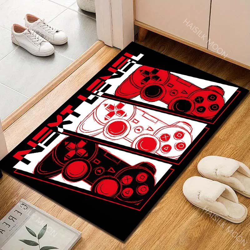 1PC Controller Gaming Theme Carpet for Living Room Bedroom Sofa Home Decor Rus Non-slip Floor Mat Luxury Gift Multiple Sizes