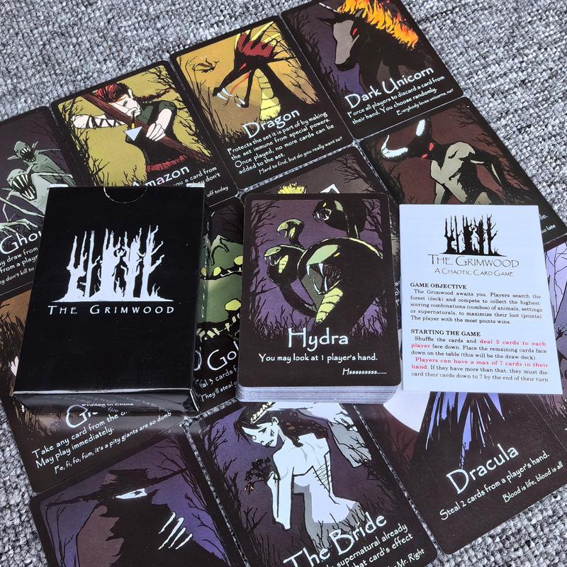 

Английская версия The Grimwood Forest Witch Strategy High Chaos Strategy Card Game карточная игра