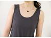 Plus Size Modal Cotton Double U-Neck Camisole for Women - Spring/Summer 2021