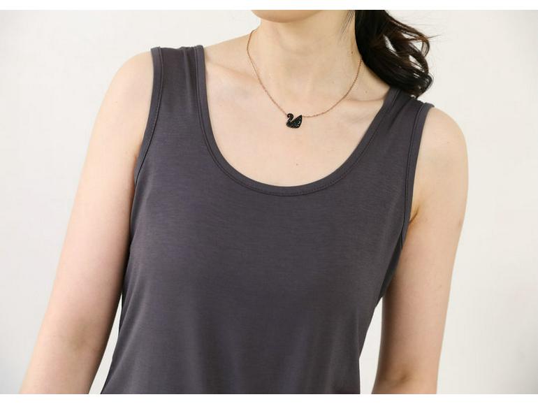 Plus Size Modal Cotton Double U-Neck Camisole for Women - Spring/Summer 2021