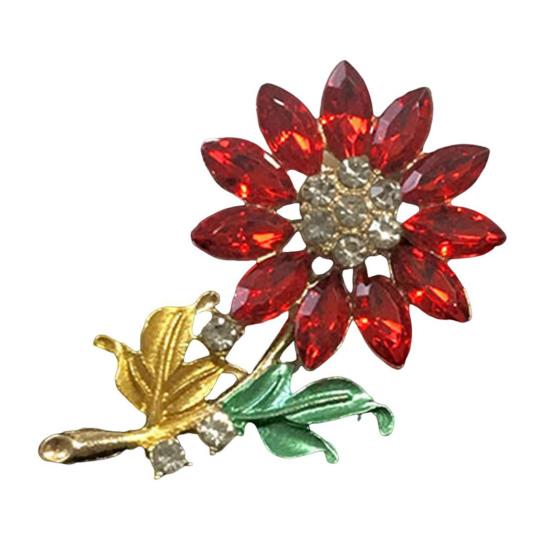 Flower Air Freshener Car Clip Universal Simple Installation Bling Faux
