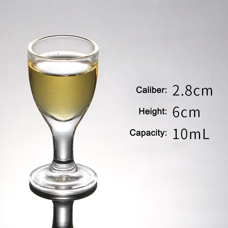 1pcs Glass Bullet Shot Cup Baijiu Wine Cup Chineses Style Drinkware for Whiskey Glass Spirits Japanese Sake Korean Soju Brandy