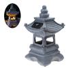 Decorative Solar for Palace Lamp Japanese Style Landscape Light Anti Deformed Garden Yard Resin Ornament Gift for Neighb