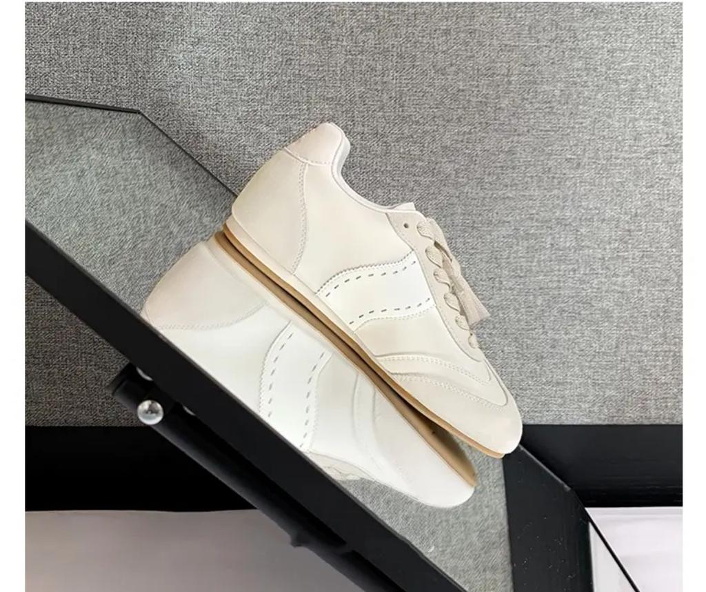 Contrasting color Dexun shoes women's autumn new versatile round head lace-up sports shoes soft-soled casual Forrest Gump Dexun shoes