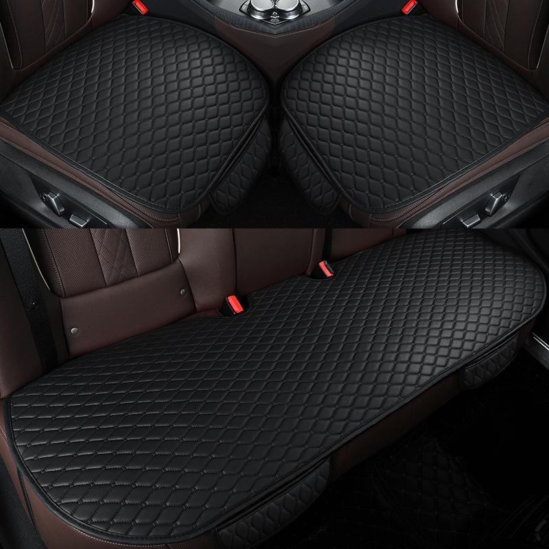 Car Seat Covers Pu Leather Seat Cover Sets Automobiles Universal Auto Interior Cushion Accessories Four Season Protect Set Mats