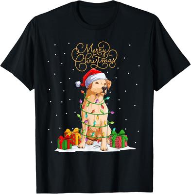Labrador Retriever Merry Christmas Xmas Lab Christmas Dog T-Shirt