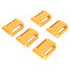 5pcs Lithium Battery Holder Portable Power Tool Battery Storage Rack with Countersunk Screw Holes