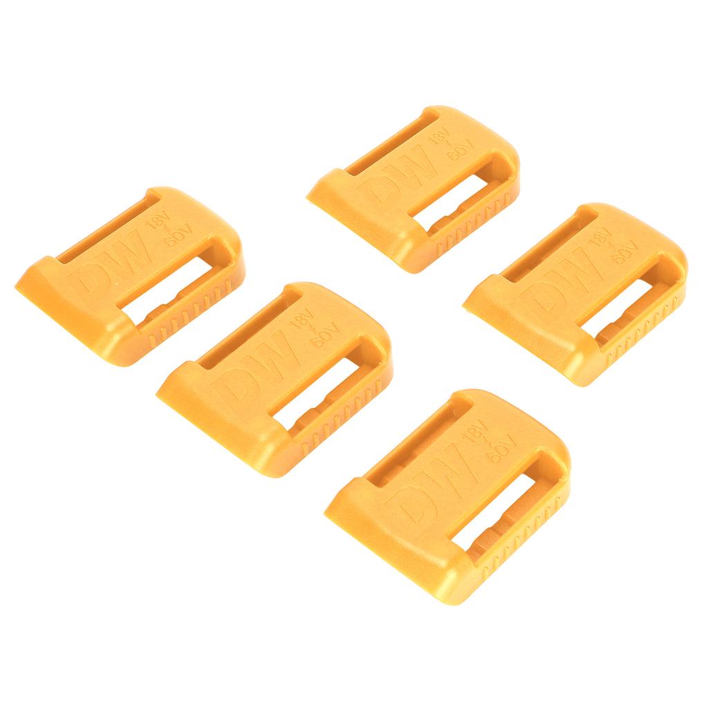 5 Stück Lithium-Batteriehalter Tragbares Elektrowerkzeug Batterie Aufbewahrungsregal mit Senkbohrungen