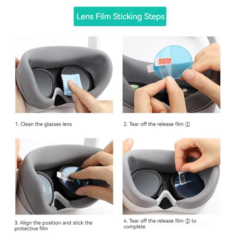 Lens Protective Film Scratch-proof Dust-proof Soft Film Compatible For Hifylux Pico 4 Vr Glasses