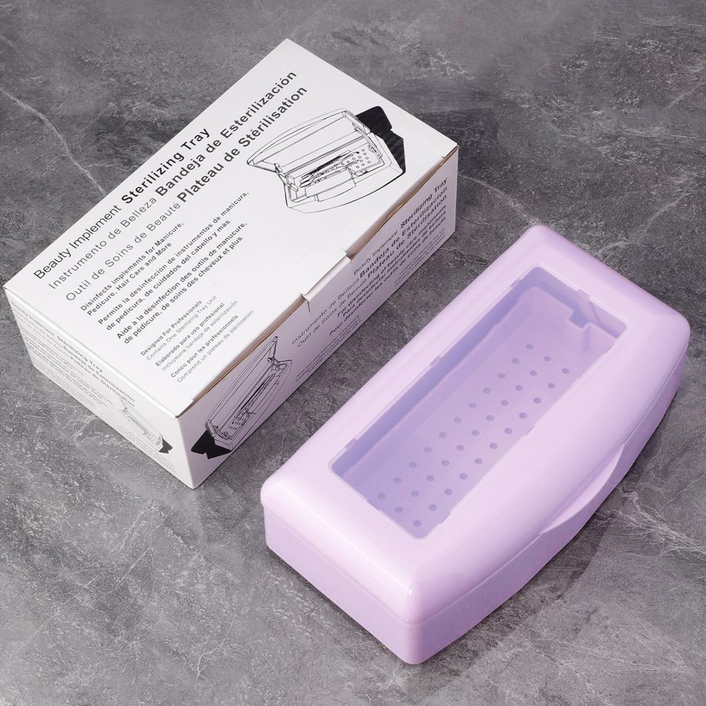 1 pcs Nail Sterilization Box Nail Tools Sterilization Box False Eyelash Cleaning Box Alcohol Cleaning Soaking Filter Box