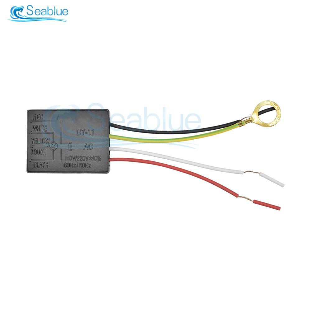 

Переключатель с сенсорным управлением AC 220-240V 1-клавишный/4-клавишный, детали для настольной лампы, сенсорный датчик управления, диммер для лампочек, выключатель лампы 15-85 В, сенсорный переключатель