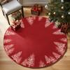 Christmas Tree Circle Rug Bedroom Kitchen Coffee Table Home Decor Entrance Hallway Sofa Side Area Doormat Floor Mat