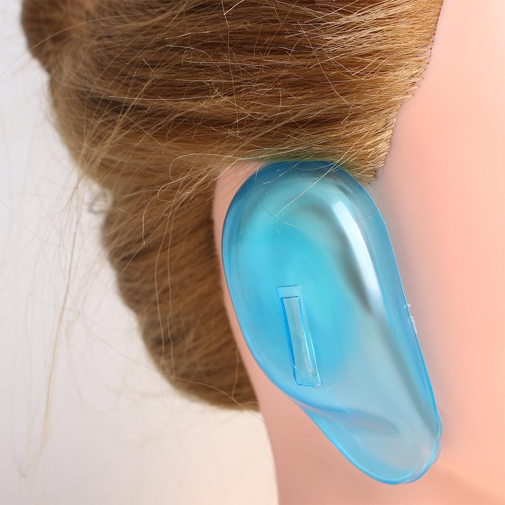 Styling Tool Barber Clear Silicone Salon Accessories Noise Protector Ear Cover Hair Dye Shield