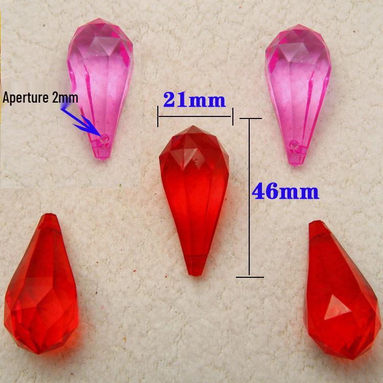 Acrylic Water Drop Pendant Faux Crystal Beads for DIY Bead Curtain