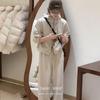 2026 Korean Style Hooded Sweatshirt & Elastic Waist Wide-Leg Pants Set for Women - Spring/Autumn Collection