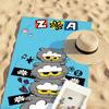 Cloud Cat Z-ZOA F-FRIENDS Towel Quick Drying Beach Towels Are Suitable For Swimming Pools Camping Yoga And The Gym