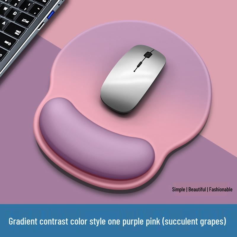 Pacha Dog Rubber Wrist Support Mouse Pad & Cute Keyboard Hand Rest Desk Pad - Ins Style