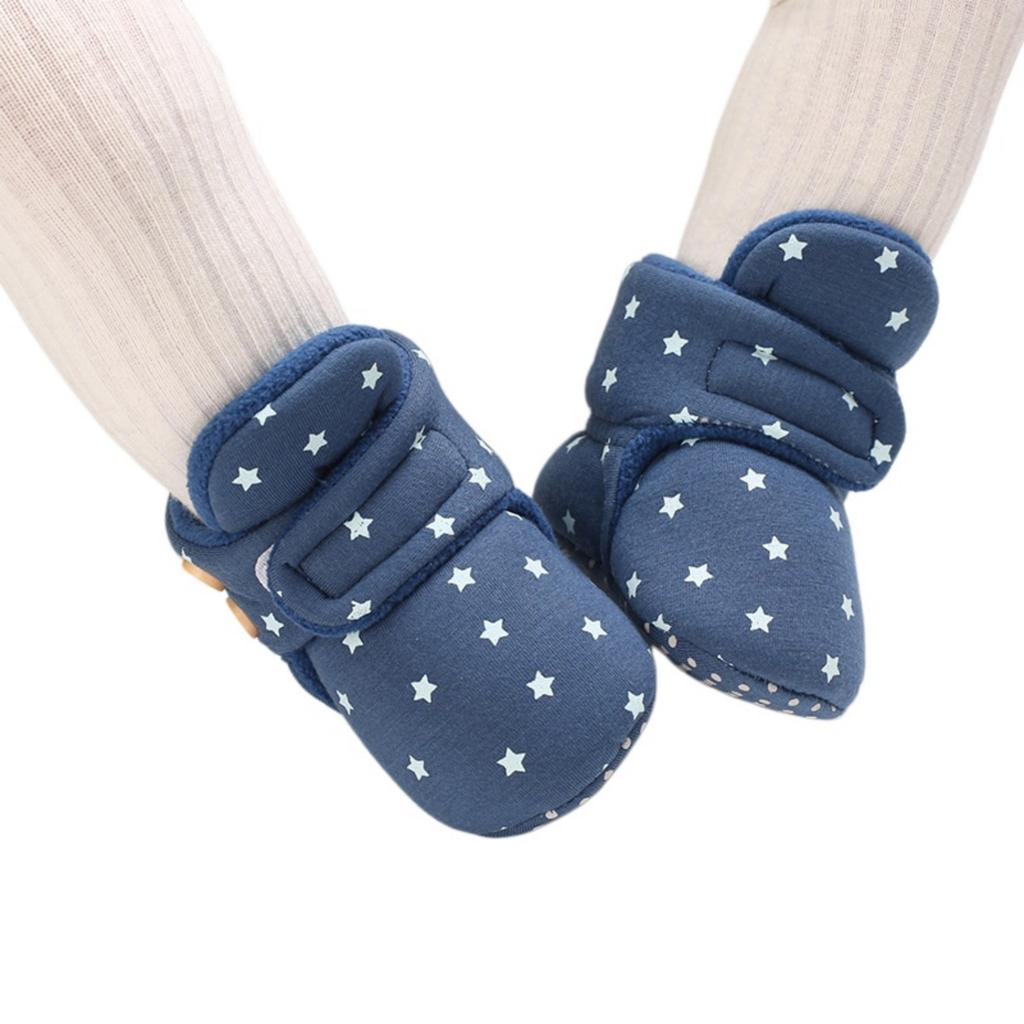Baby Soft Shoes for Boys Girls 0-12 Months, Warm Casual Infant Shoes