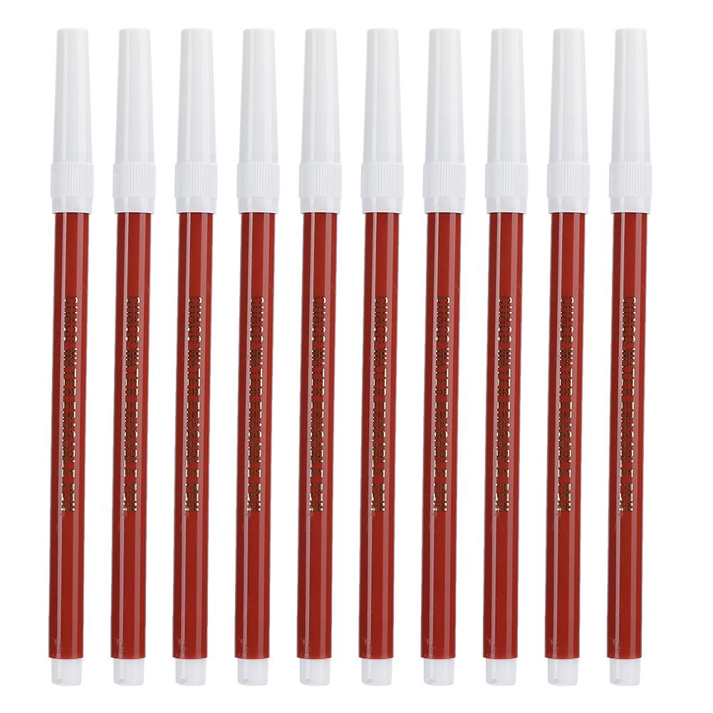 

10pcs Water Erasable Pen Single‑Head Cross‑Stitch DIY Fading Pen Fabric Marker
