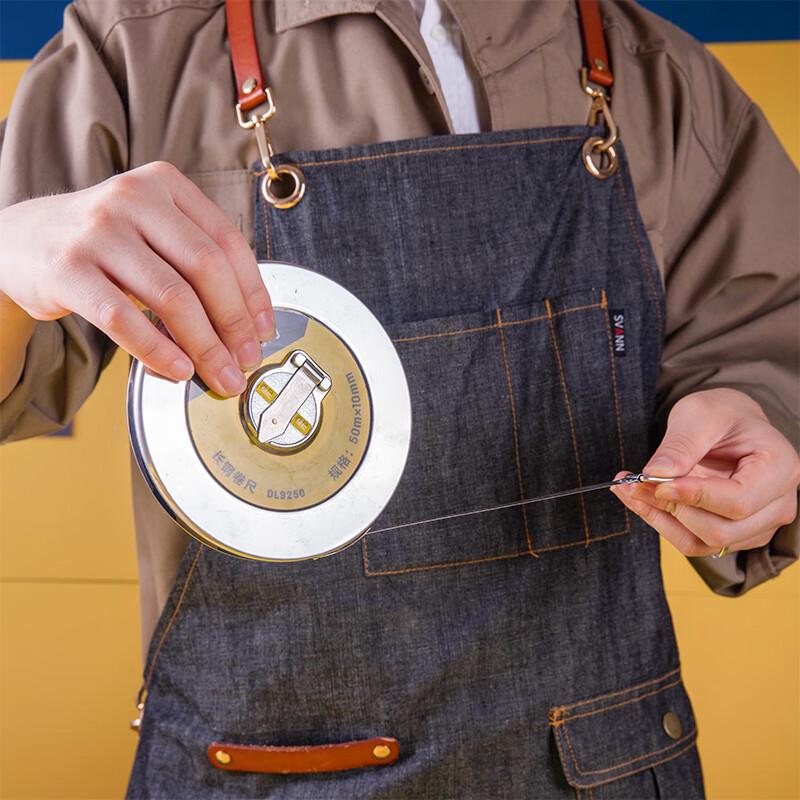 Deli 50m Disc Steel Tape Measure