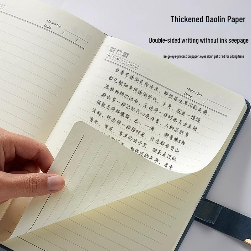 A5 Custom Logo Business Notebook Set - Premium Gift for Office Meetings