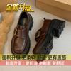 British style loafers women's 2025 spring and autumn new thick heel platform retro fashion small Mary Jane small leather shoes