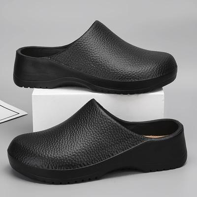 Pantoufles de jardin pour hommes et femmes, sabots de jardin imperméables, chaussures de Chef imperméables, sandales confortables pour les travailleurs des animaux de compagnie, chaussures de pêche en plein air