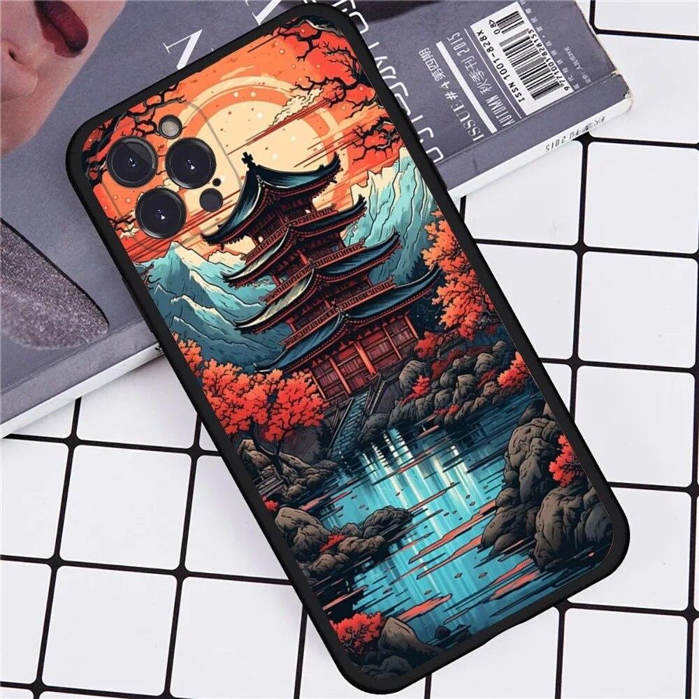 Mount Fuji Landscape Phone Case pro iPhone Samsung Galaxy Redmi Xiaomi Oppo OnePlus Note SA 7 8 9 10 11 12 13 14 20 21 22 23 53 54 Pro Max Plus Ultra