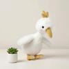 28Cm Lifelike Silly Goose Plush Toy Fluffy Poultry Stuffed Animal Soft Doll Funny Sleep Comfort Birthday Gift Kid Boy Girl Decor