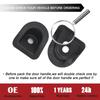 TQPONLY Door Panel Trim Lock Grommet,Compatible With 2005-2014 Ford Mustang Left Driver And Right Passenger Side (Black) Lock Knob Bezel