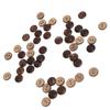 200pcs 2 Holes Coconut Shell Buttons Coconut Sewing Buttons Wooden Buttons  Crochet Projects
