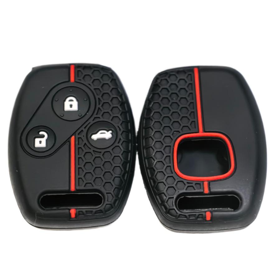 New Silicone Car Key Case Cover Remote Fob for Honda Accord 7 Jazz FRV Civic CR-V 2008 Crz Insight Fit SRV Chord 7 Gr8 150R