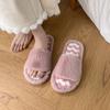 22 Autumn and Winter New Mao Mao Slippers Wear Large Size Home Warm Plush Slippers