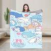 Soft Blanket Airplane Travel Cute M-Mamegoma Seal Anime Throw Blanket  Flannel Bedspread For Couch Bed Fashion Sofa Bed Cover