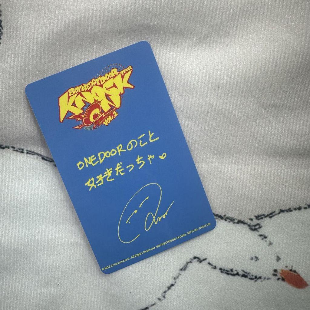 [USED] BOYNEXTDOOR Miyagi Sendai Venue Liu Trading Card