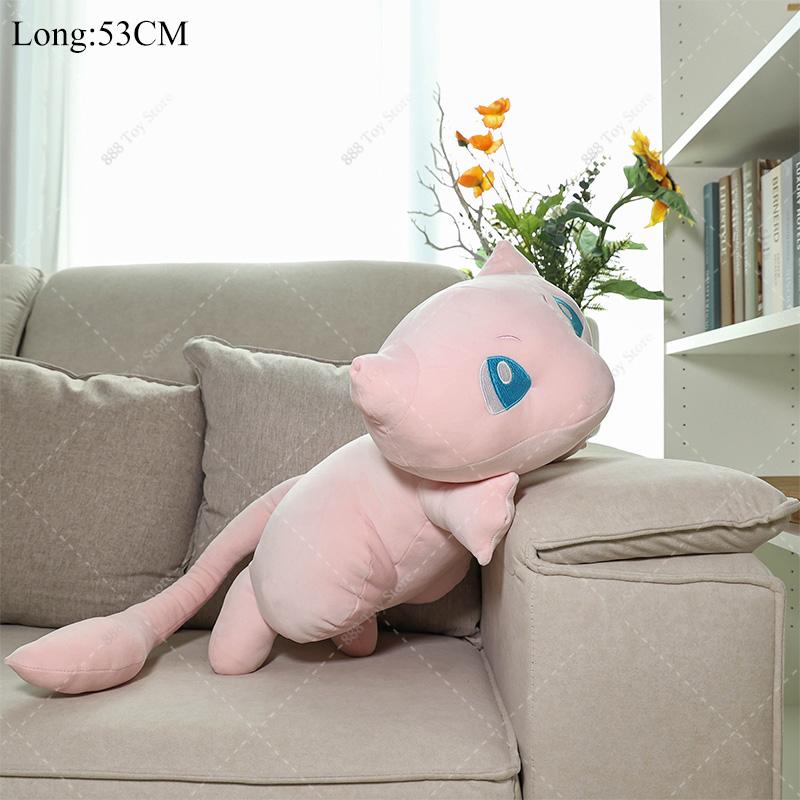 Mega Charizard X Sleeping Plush Pillow Series Cute Garchomp Mew Umbreon Cubone Sofa Cushion Stuffed Peluche Toy