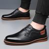 Men's Business Casual Leather Shoes Male Genuine Leather Soft Sole Comfortable Walking Shoes Men's Shoes Large Size