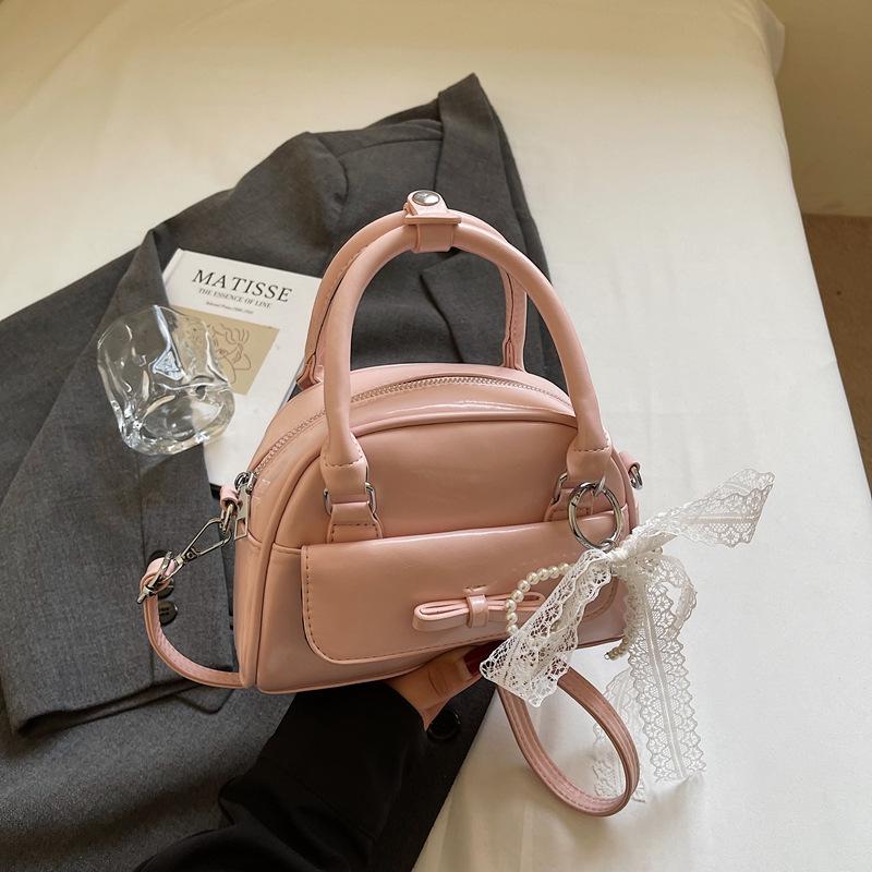 Women's Spring/Summer 2025 Korean-Style Ribbon Crossbody Handbag